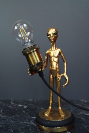 Alien holder Gold w/ black eyes