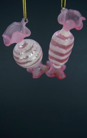 4X8Cm Mat Pnk Candy Glit S/3