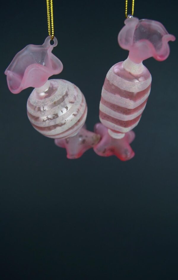 4X8Cm Mat Pnk Candy Glit S/3