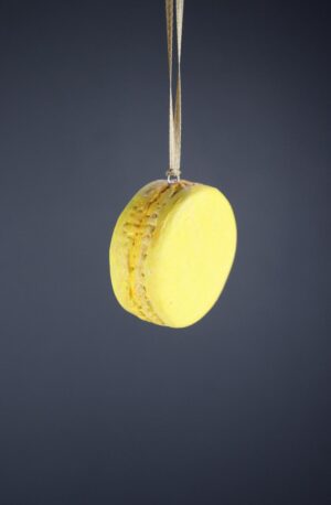 Macrons orn realistic yellow finish