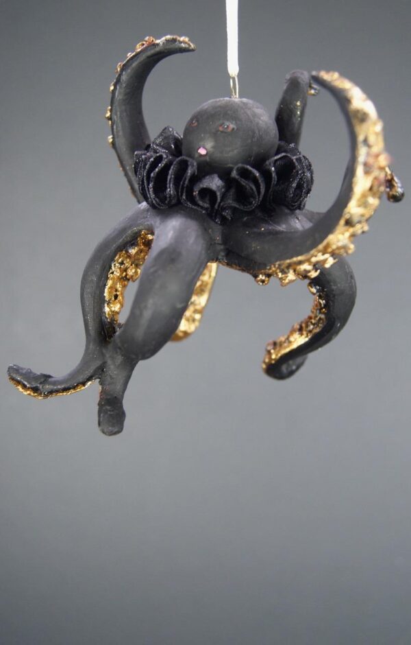 Ballerina octopus black & GL finish