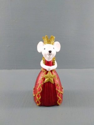 Queen mouse red holding star