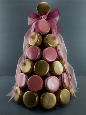 Macarons tree Gold /Pink