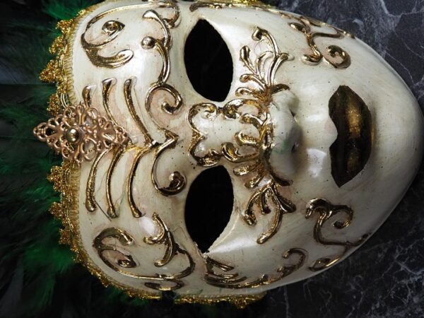 Face Mask w/feather - Image 2
