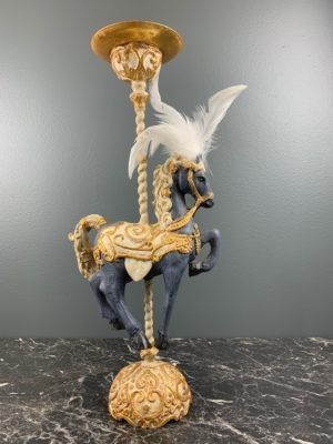 Horse Gold CH w Feather