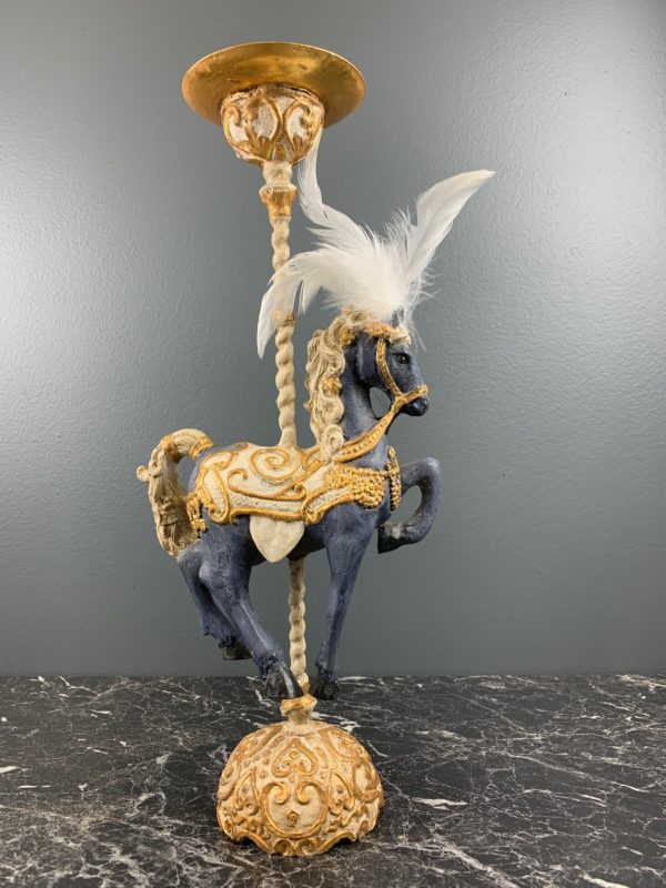 Horse Gold CH w Feather