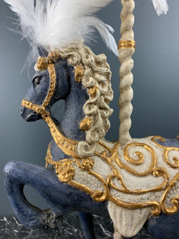 Horse Gold CH w Feather - Image 2