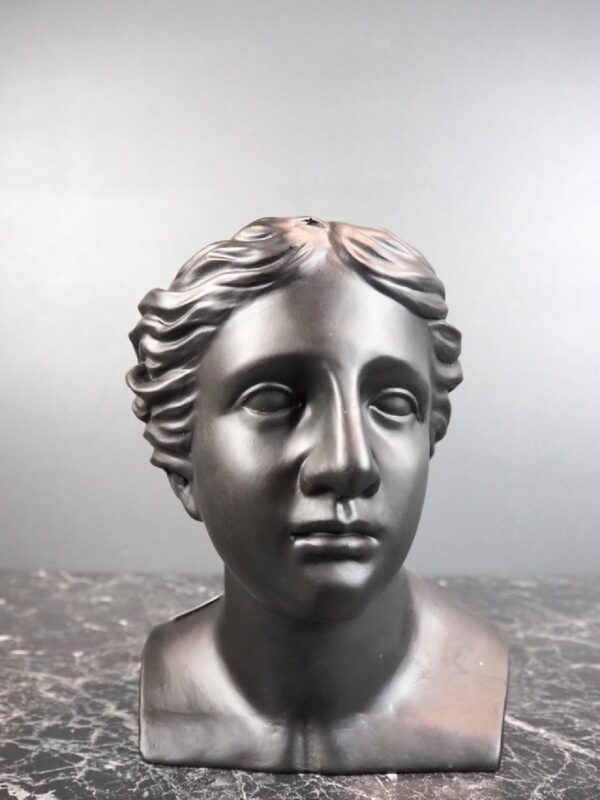 Head bust planter black S - Image 2