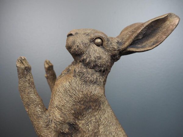 Hare Playing Games Bronze - Image 2