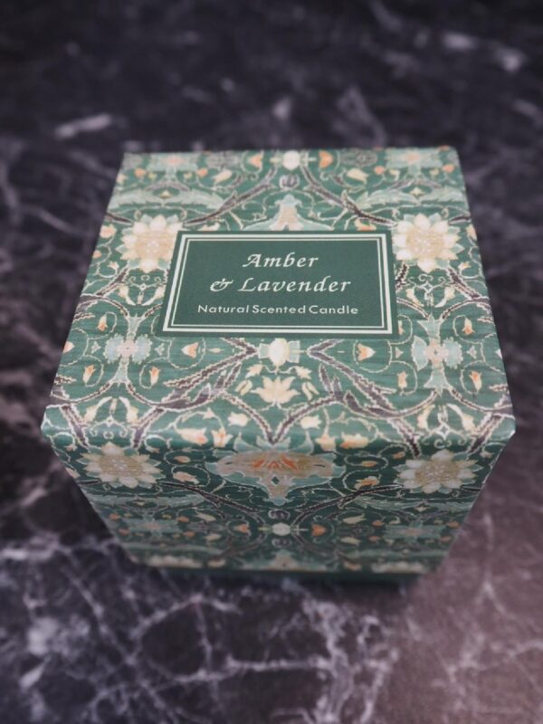 Candle in craft box lavender - Image 2
