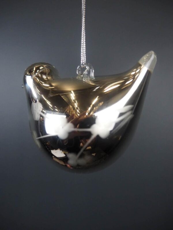 7 cm silver cutt bird - Image 2