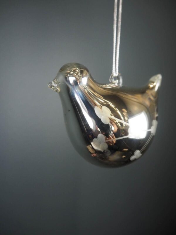 7 cm silver cutt bird - Image 3