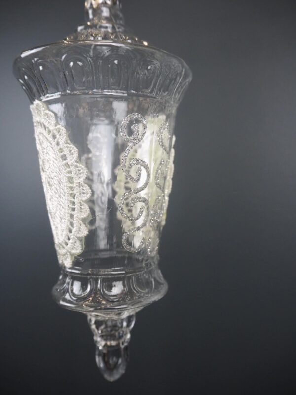 Clear Glass Ornaments w/ Decoration - Image 3