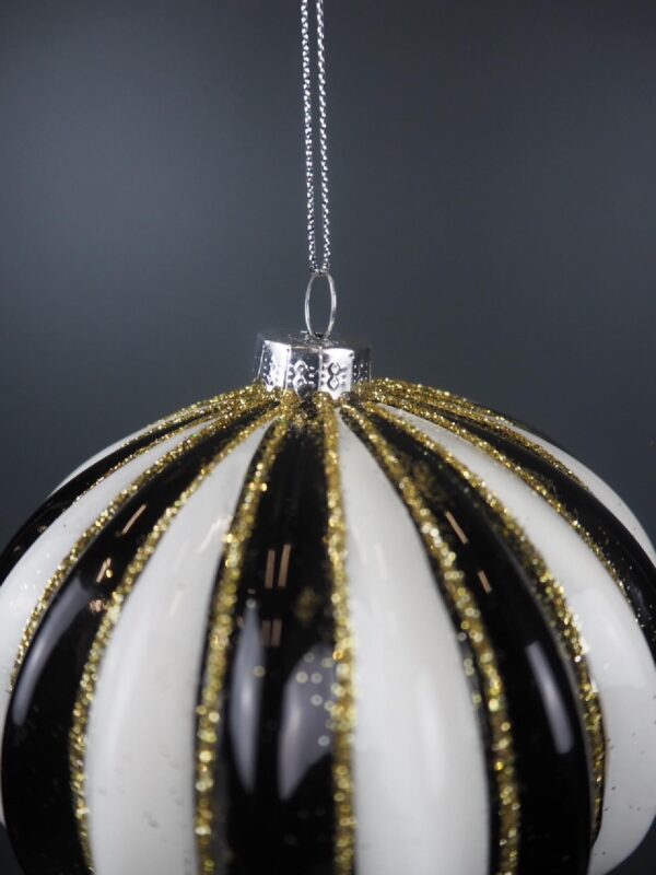 Onion stripe  white/black - Image 2