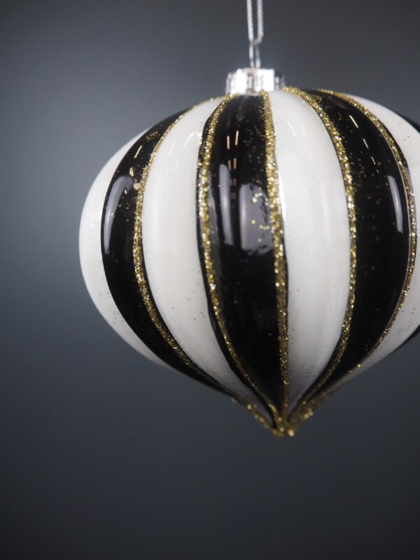 Onion stripe  white/black - Image 3