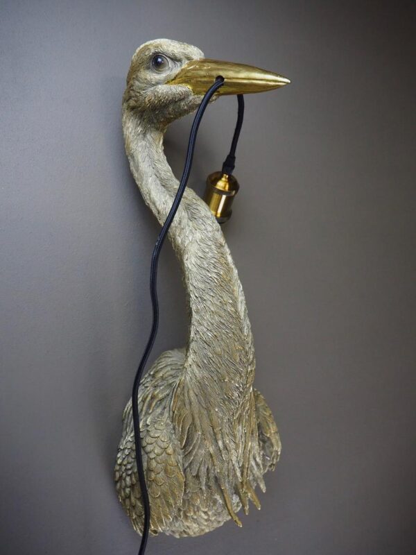 Bird Head Lamp Gold - Image 3