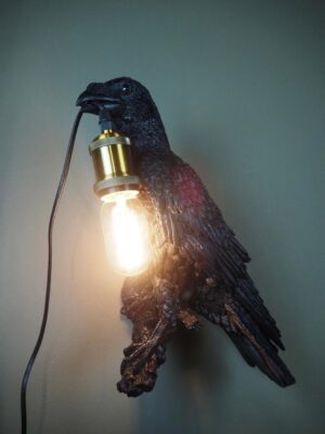 Crow Lamp Black