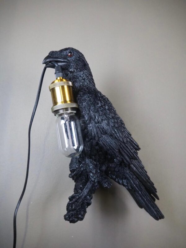 Crow Lamp Black - Image 2