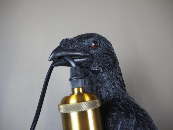 Crow Lamp Black - Image 3