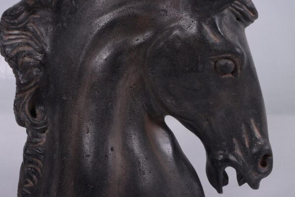 Arion Horse Head Aged black stone - Image 2