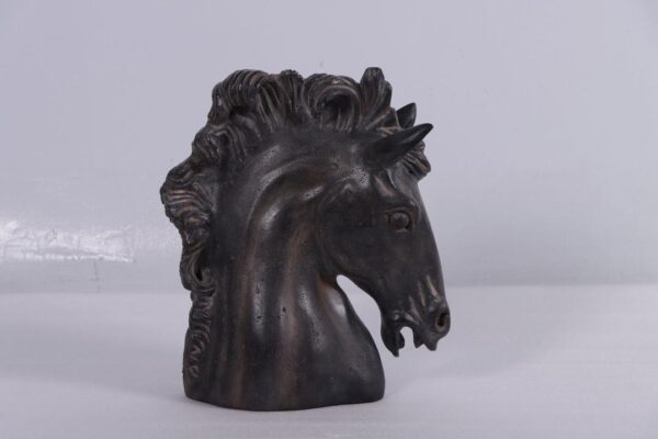 Arion Horse Head Aged black stone - Image 3