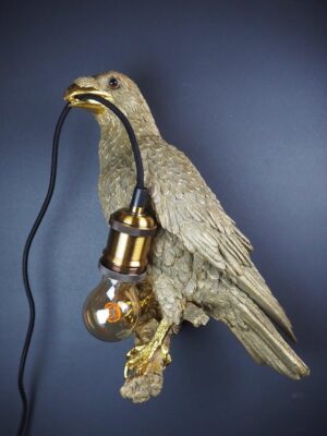 Crow Lamp Gold