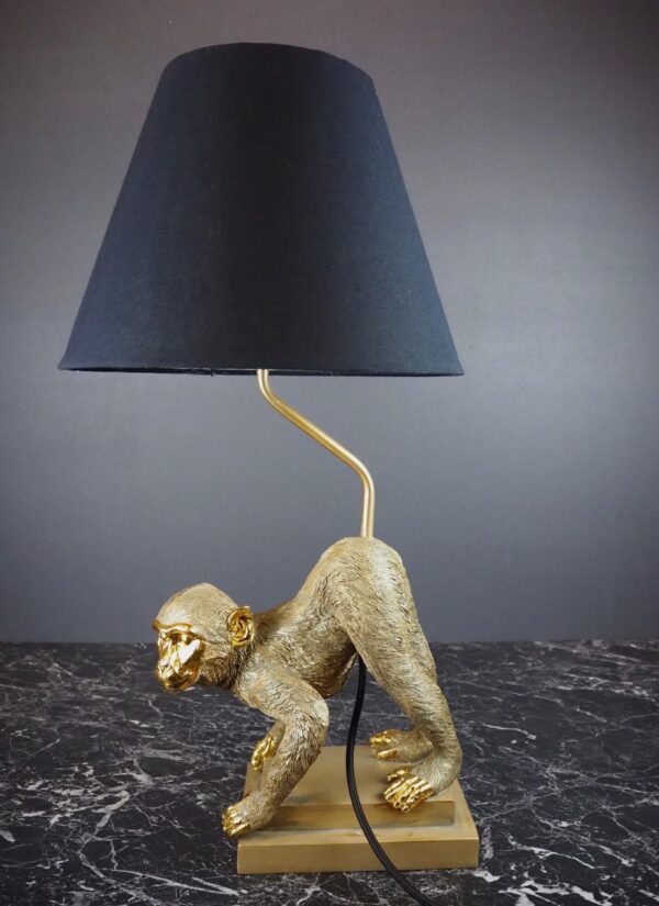 Monkey w Lamp Gold