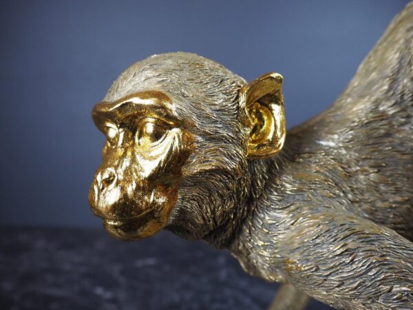 Monkey w Lamp Gold - Image 4