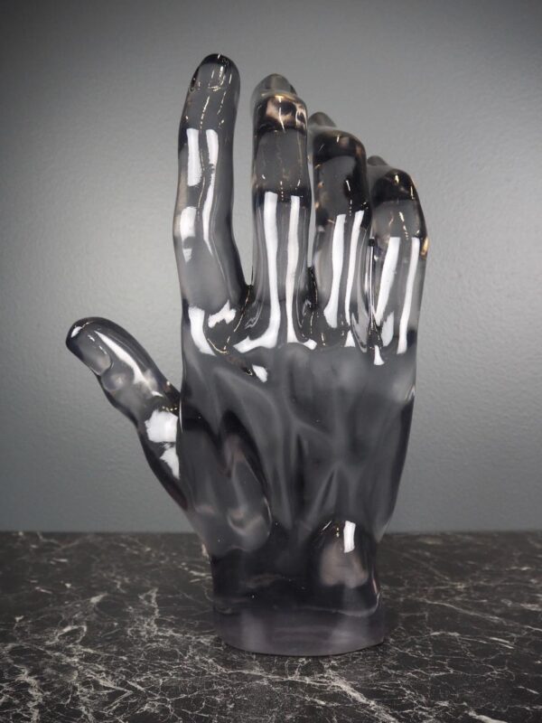 Hand clear cast grey 14"