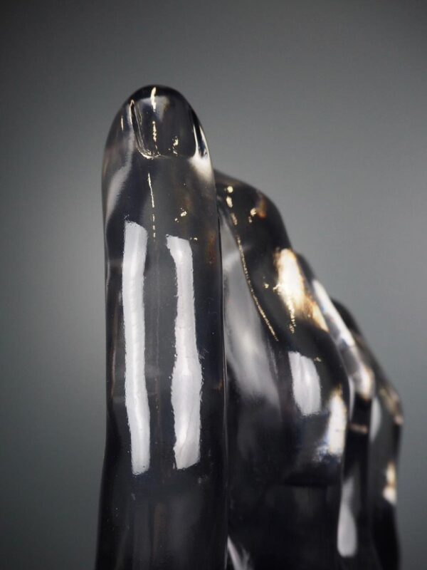Hand clear cast grey 14" - Image 2