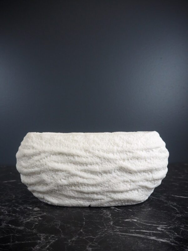 Wave Pot marble finish
