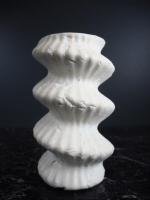 Spiral Vase marble finish