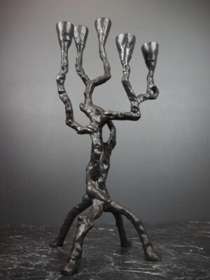 Hazel tree candle holder