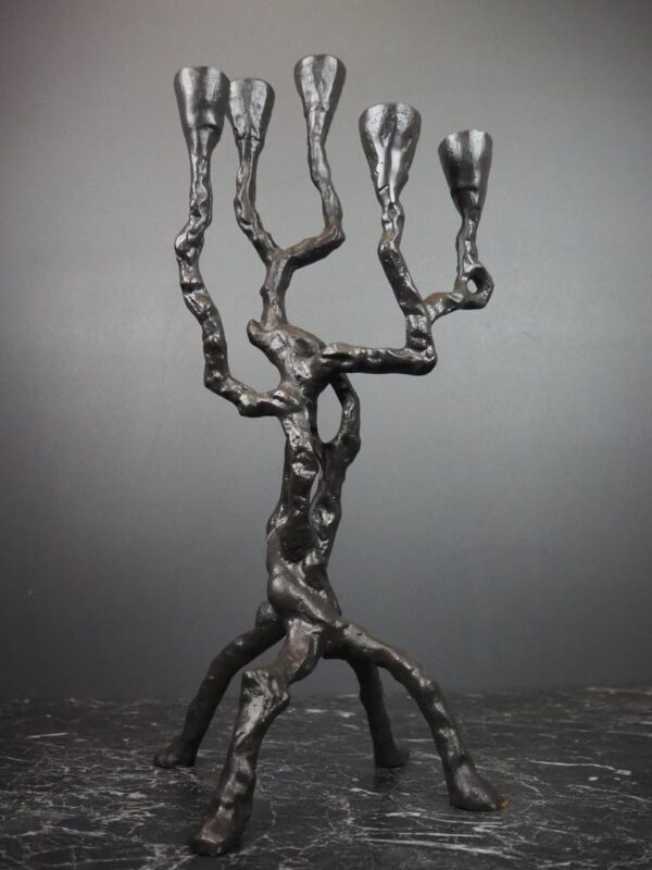 Hazel tree candle holder