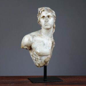Alexandre le Grand bust white