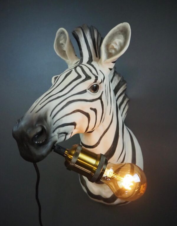 Zebra Wall Lamp - Image 2