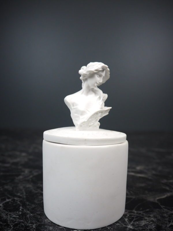 Bust candle S/2 white - Image 4