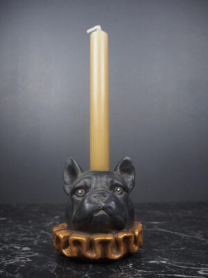 Dog head "B" CH BLK