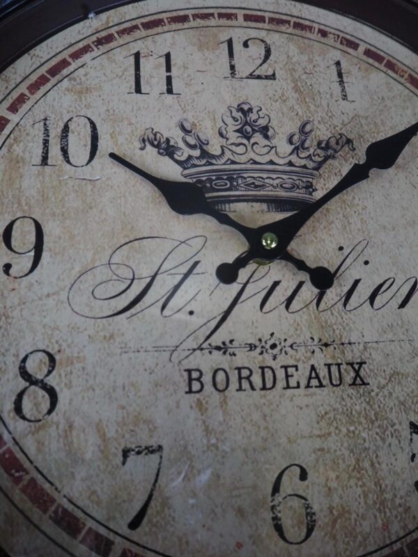 Bordeaux Iron Clock 39Cm - Image 2