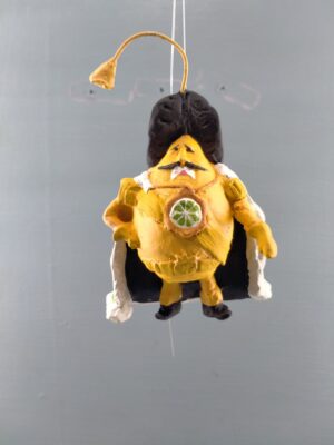 Mr.pear with cape yellow & black