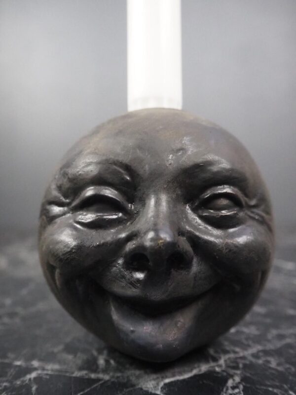 Small moonhead tounge out CH  mattblack with eyes ant - Image 2