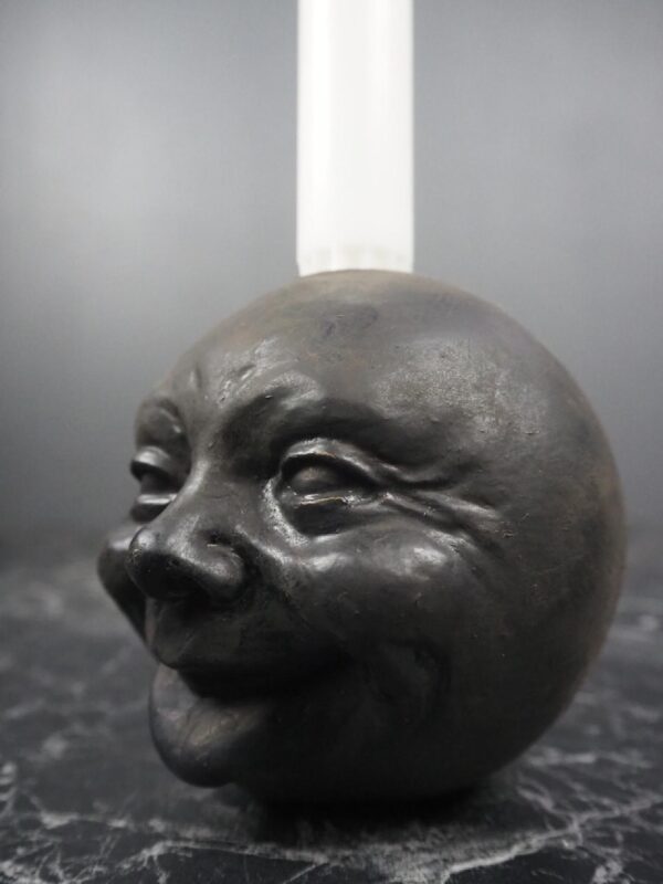 Small moonhead tounge out CH  mattblack with eyes ant - Image 3