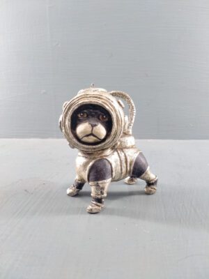 Astronaut Pug Silver / Black Ant