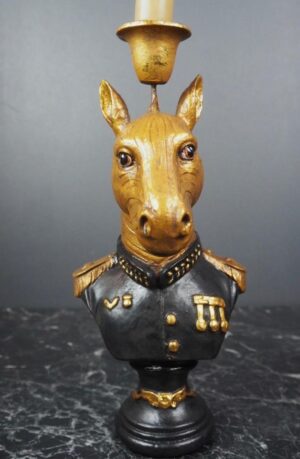 Gold Royal Army Zebra bust Black/GL coat