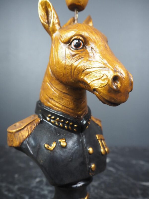 Gold Royal Army Zebra bust Black/GL coat - Image 3