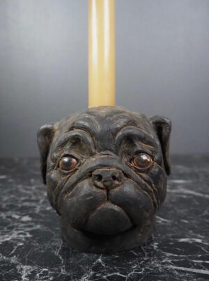 Pug Head CH Matt black Ant
