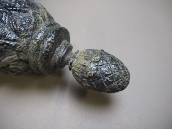 Bell Planter aged black stone - Image 4