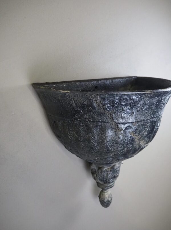 Bell Planter aged black stone - Image 5