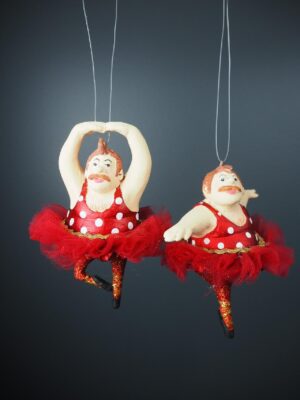 Fat Man Ballerina Red dots Fabskirt a/2