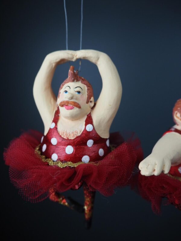 Fat Man Ballerina Red dots Fabskirt a/2 - Image 2
